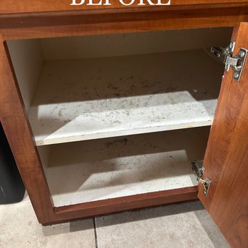 Ana's Top Quality Cleaning - Cabinets before cleaning - Home Cleaning Near Me