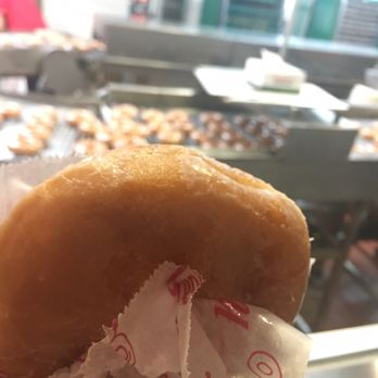 Krispy Kreme - Free sample of glazed donut hot off the press! - Donuts Near Me - Orange, California Krispy Kreme - Free sample of glazed donut hot off the press! - Donuts Near Me - Orange, California