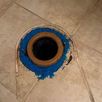 Emergency Plumbing & Drains - After! Copper sulfate around the wax seal, and an Rx for root killer every 9 months - Plumbing Near Me - El Cajon, California
