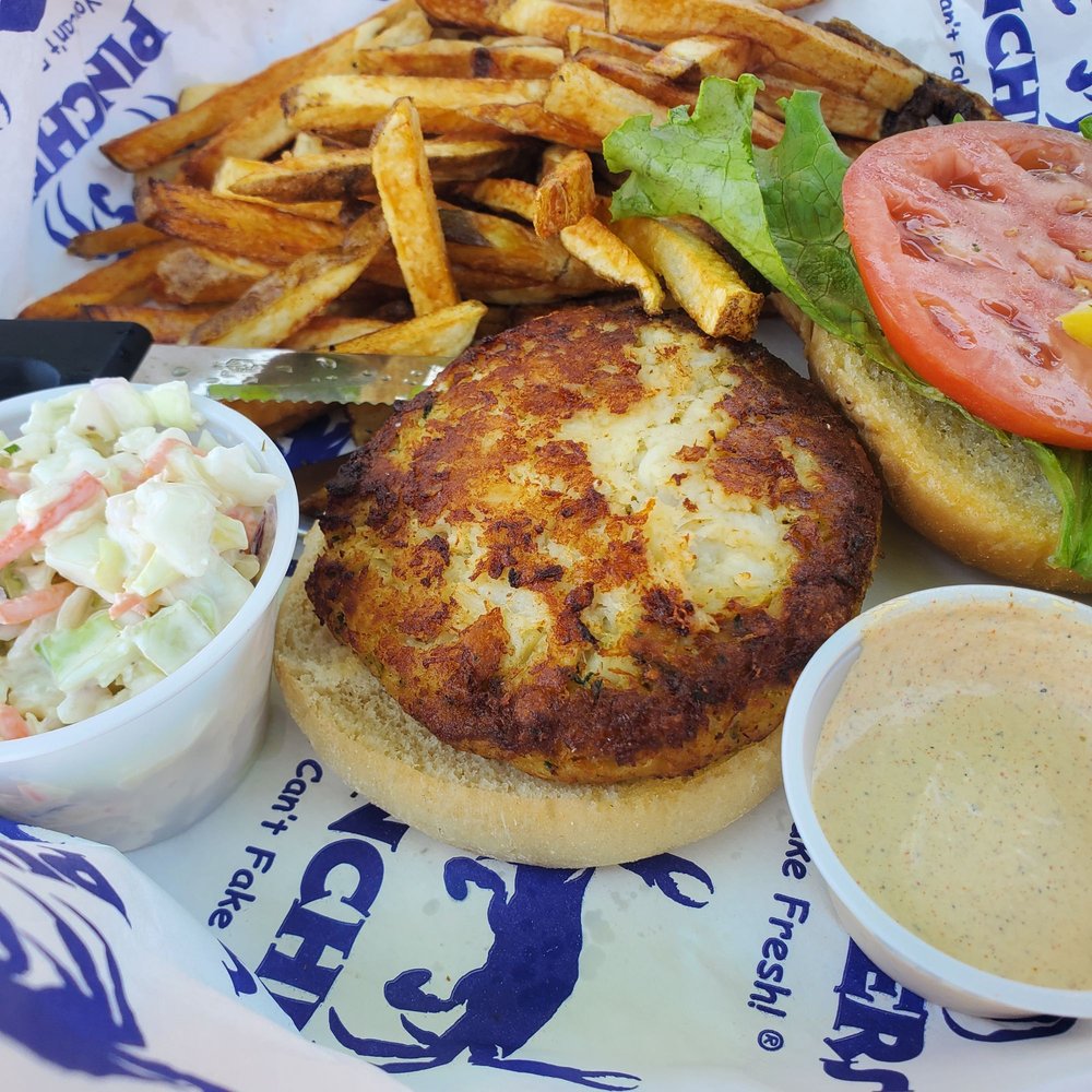 Pinchers - PINCHERS CRAB CAKE - Seafood Near Me - Naples, Florida Pinchers - PINCHERS CRAB CAKE - Seafood Near Me - Naples, Florida