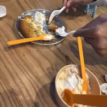 Filo Dessert - The kanafe and ice cream with a bowl of of ice cream - Desserts Near Me - Orange, California