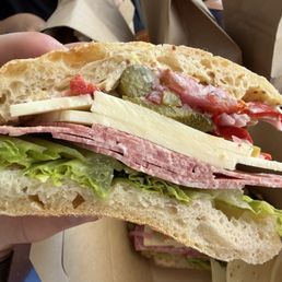 Salami sandwich Salami sandwich