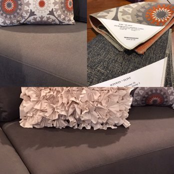 Hudson's Furniture - Here are the couches next to a shot of the swatch taken in store. Our receipt reflects we ordered winwin flint and did not receive it. - Furniture Stores Near Me - Brandon, Florida