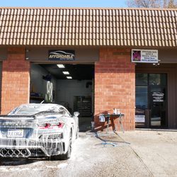 Affordable Auto Detail - View of our shop from the driveway.