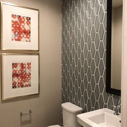 Custom tile accent wall