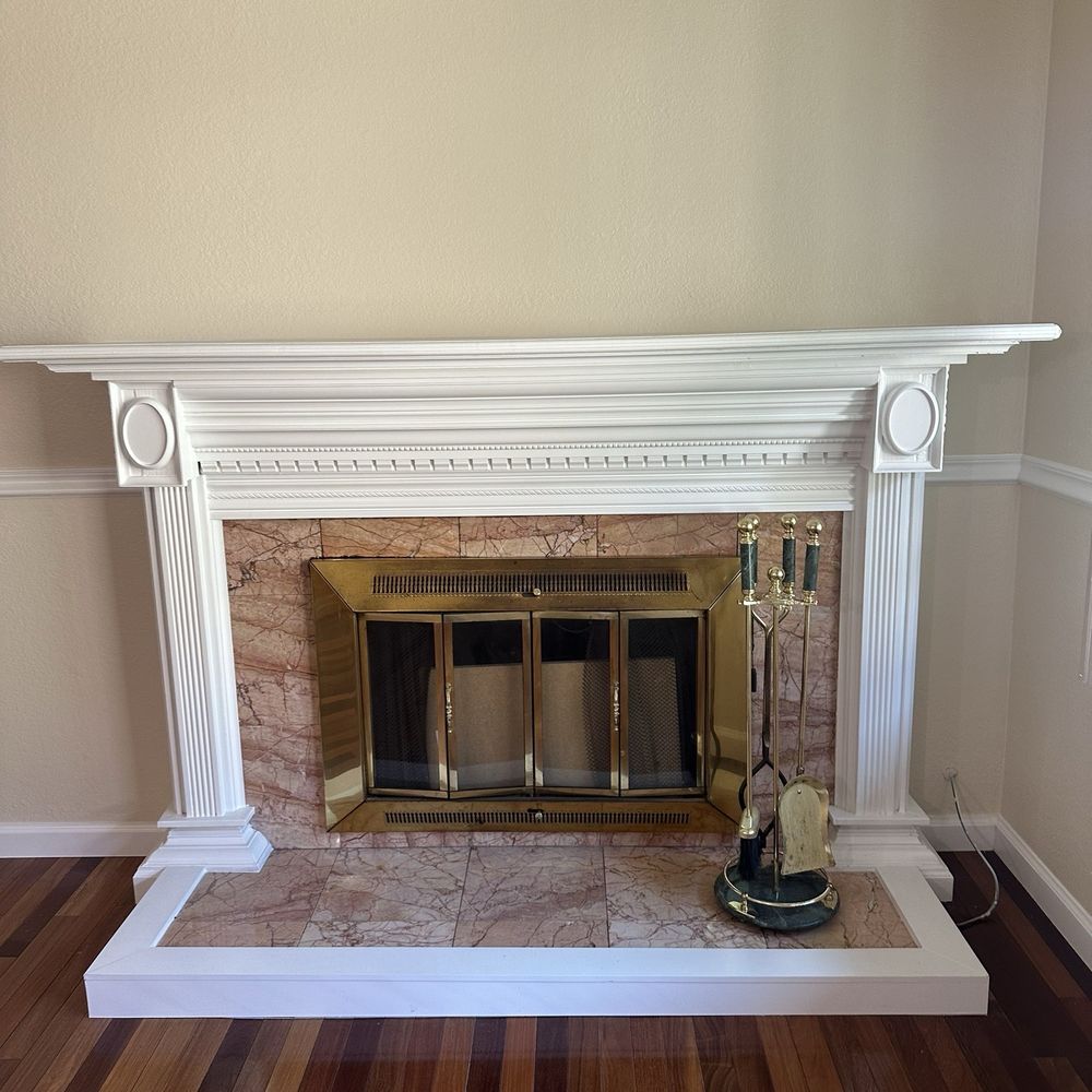 Manny's Pro Painting - Fireplace after - Painters Near Me Manny's Pro Painting - Fireplace after - Painters Near Me