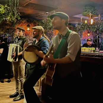 Enchanted Forest - The great Irish music band - "Lions of the North" - that frequently perform at The Enchanted Forest Restaurant - Salad Near Me - Placerville, California