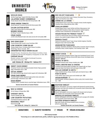 Menu photo 7 Honey Uninhibited - Covington Covington, KY