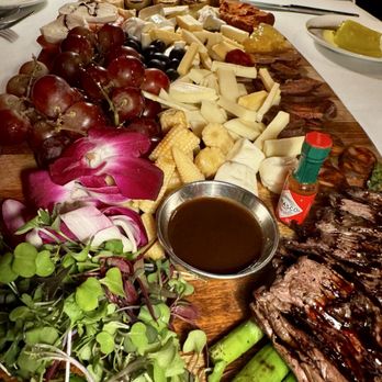 The Magic Lamp Inn - Butcher's Board Appetizer - Best for a larger party due to the size; however, highly recommended. It even comes with slices of steak! - Steakhouses Near Me - Rancho Cucamonga, California