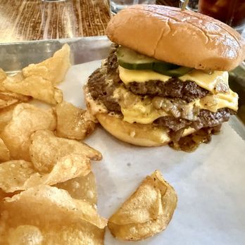 The Grove Wine Bar & Kitchen - Stacked Smashed Burger - Wine Bars Near Me - Austin, Texas The Grove Wine Bar & Kitchen - Stacked Smashed Burger - Wine Bars Near Me - Austin, Texas