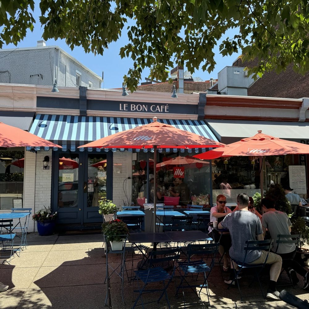 Le Bon Cafe - Le Bon outdoor seating. - Coffee & Tea Near Me - Washington, DC, District of Columbia