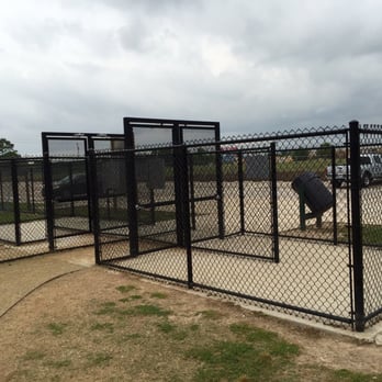 Partnership Park - Back side of trap gates - Dog Parks Near Me - Pasadena, Texas
