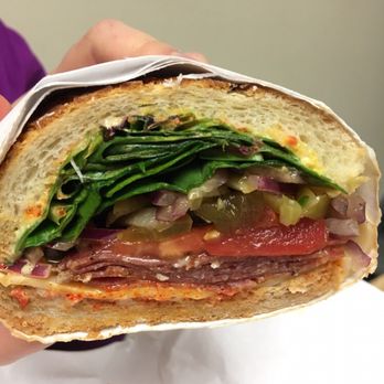 Limoncello - Toscano sandwich on Dutch crunch, with pepperoncini and jalapenos added (it's so perfect with all that heat). That salami, tho. - Sandwiches Near Me - San Francisco, California