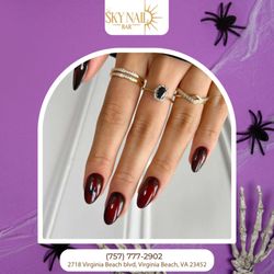 Sky Nail Bar - Halloween nail check! If yours aren't ready yet, we've got you covered. Come in this week for your spooky transformation. Book now!