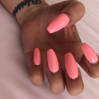 Venice Nail Lounge - 10 days after I got them done - Nail Salons Near Me - Chandler, Arizona Venice Nail Lounge - 10 days after I got them done - Nail Salons Near Me - Chandler, Arizona