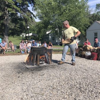 Old Post Office Restaurant - Watching the boil process and learning about the back story - Seafood Near Me - Ephraim, Wisconsin