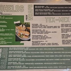 Gameday - Menu
