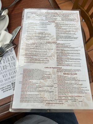Menu photo 1 Café de la Flor Tijuana, BCN Menu photo 1 Café de la Flor Tijuana, BCN