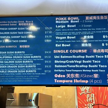 Lucky Tacoshi - Menu (Feb. 2025) - Poke Near Me - West Covina, California