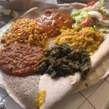 Gojo Ethiopian Restaurant - Vegetarian Plater - Ethiopian Near Me - San Jose, California