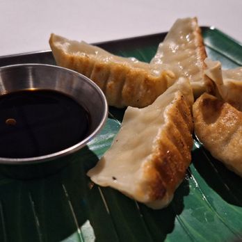 Siam Thai Cuisine - Pan seared thai pot stickers - Thai Near Me - Mobile, Alabama Siam Thai Cuisine - Pan seared thai pot stickers - Thai Near Me - Mobile, Alabama