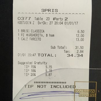 Spris Artisan Pizza - Lincoln Road - Got it. Tip not included. Duh. - Pizza Near Me - Miami Beach, Florida Spris Artisan Pizza - Lincoln Road - Got it. Tip not included. Duh. - Pizza Near Me - Miami Beach, Florida