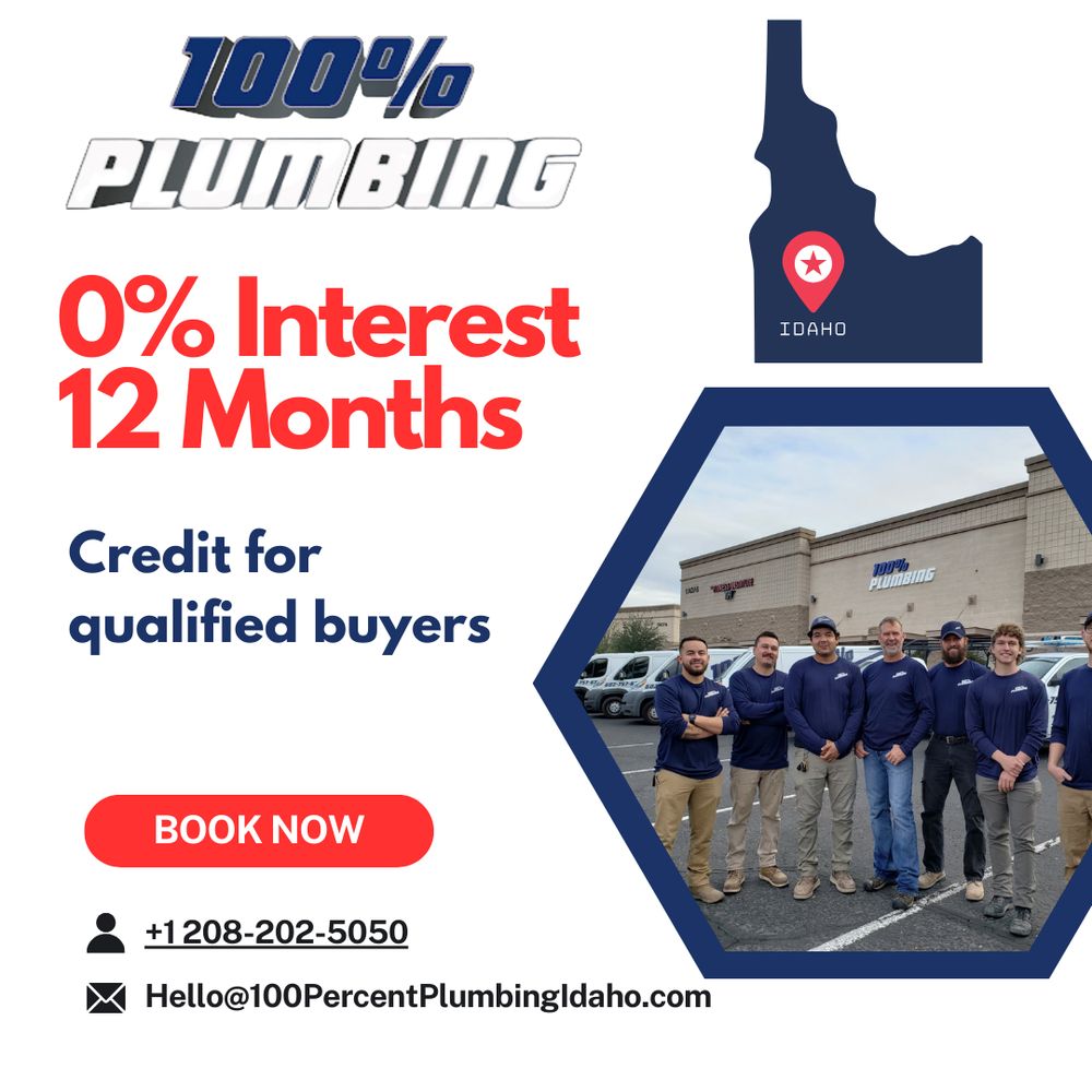 Slide of 100 Percent Plumbing Boise Idaho