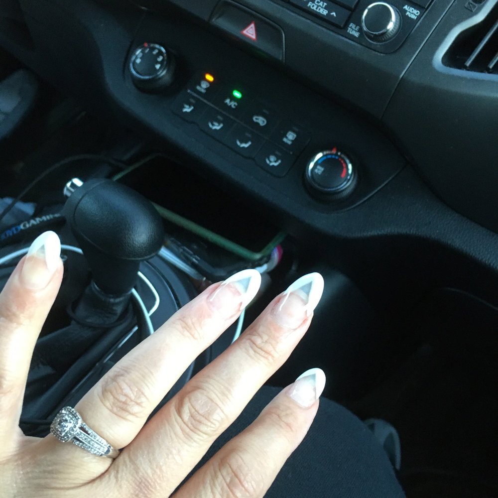 Defined Nails - It's a photo of the crappy job she did - Nail Salons Near Me - Gonzales, Louisiana Defined Nails - It's a photo of the crappy job she did - Nail Salons Near Me - Gonzales, Louisiana