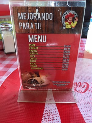 Menu photo 6 Taco nazo Tijuana, BCN Menu photo 6 Taco nazo Tijuana, BCN