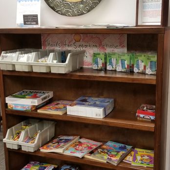 Uso Service Center - a shelf of supplies - Bakeries Near Me - Houston, Texas