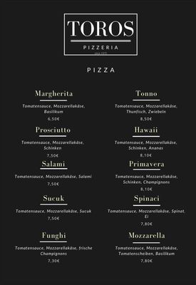 Menu photo 8 Toros Pizza Berlin, BE Menu photo 8 Toros Pizza Berlin, BE