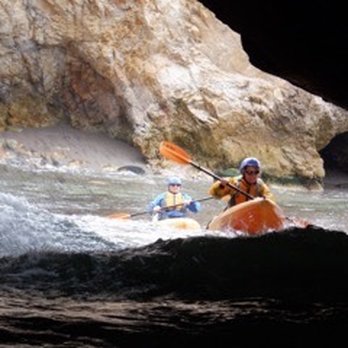 Central Coast Kayaks - Entering one of the "dinosaur" caves at Shell Beach. - Rafting/Kayaking Near Me - Pismo Beach, California Central Coast Kayaks - Entering one of the "dinosaur" caves at Shell Beach. - Rafting/Kayaking Near Me - Pismo Beach, California