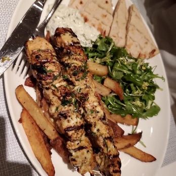 Kyma - Chicken Skewers - Greek Near Me - New York, New York
