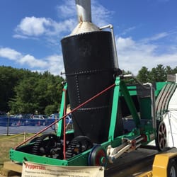New Hampshire Craftsmen Fair - 1846 cog railway engine that went up Mt Washington