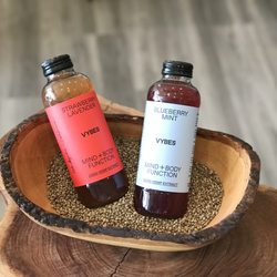 CBD American Shaman of Woodstock - Vybes Organic beverage made with 25mg Hemp CBD https://cbdwoodstock.com/