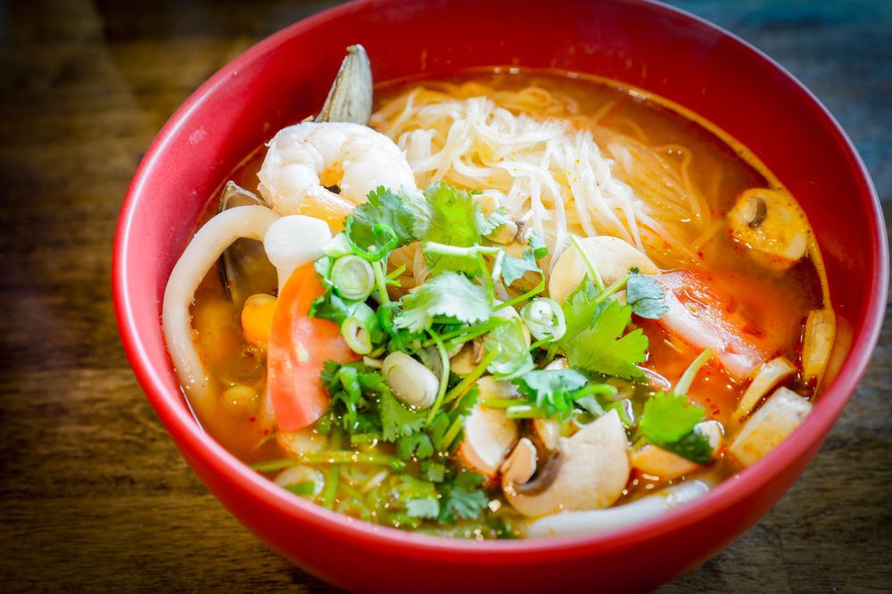 Food from 29 Bistro Pho X Thai