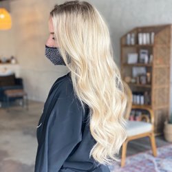 Britany At Hudson And Co Salon - Invisible bead extensions