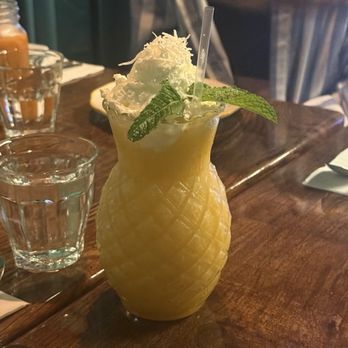 Jaew Thai Cuisine - Coconut Mango Slush - Thai Near Me - Brooklyn, New York
