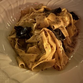 Torrisi - Tagliatelle with truffles - this was a Valentine's Day special. The pasta was overcooked and the sauce lacked flavor. - Italian Near Me - New York, New York Torrisi - Tagliatelle with truffles - this was a Valentine's Day special. The pasta was overcooked and the sauce lacked flavor. - Italian Near Me - New York, New York