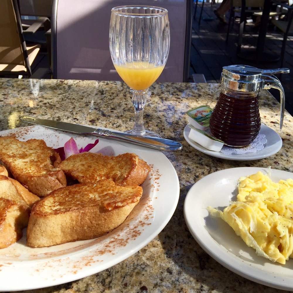 The Breakfast Cottage - Here's the gluten-free French toast with cinnamon instead of powdered sugar. Scrambled eggs were perfect! - Breakfast & Brunch Near Me - Nokomis, Florida The Breakfast Cottage - Here's the gluten-free French toast with cinnamon instead of powdered sugar. Scrambled eggs were perfect! - Breakfast & Brunch Near Me - Nokomis, Florida