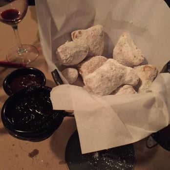 Mambo - Mountain Italian - Zeppole with caramel,chocolate, huckleberry and rasberry dippers. - Pizza Near Me - Whitefish, Montana