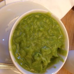 Wetherby Whaler Wakefield - Mushy peas! They taste like peas! Slather on your chips for a proper taste.