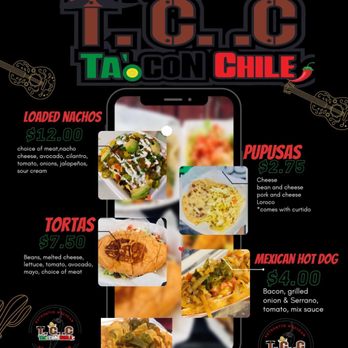 Ta'CoNChile - Menu - Mexican Near Me - Spring, Texas