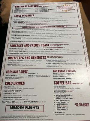 Menu photo 2 Range Cafe Albuquerque, NM