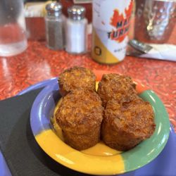 The Friendly Toast - 4 for $6 tater tots in cheese