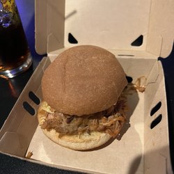 Cluckers - Pulled pork sandwich