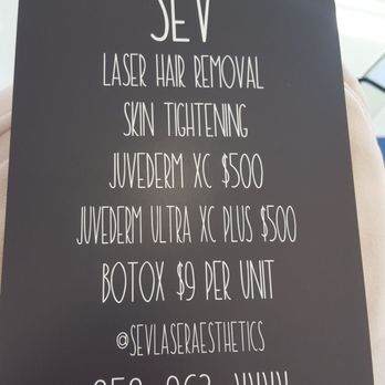 SEV Laser - Services offered - Laser Hair Removal Near Me - San Diego, California