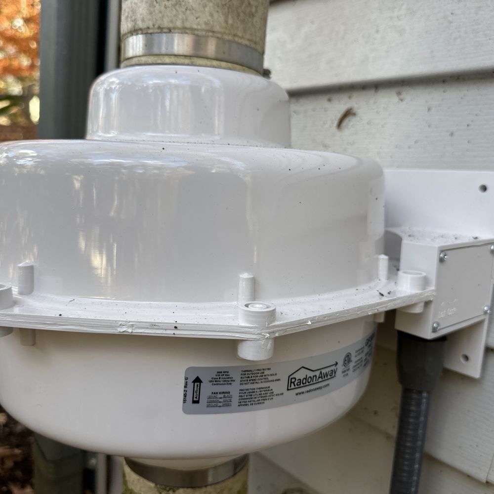 Radon Installation Contractors - Replacement radon fan that Ric installed same day I called - Environmental Abatement Near Me - Alexandria, Virginia Radon Installation Contractors - Replacement radon fan that Ric installed same day I called - Environmental Abatement Near Me - Alexandria, Virginia