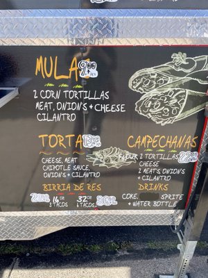 Menu photo 1 La Catrina Albuquerque, NM