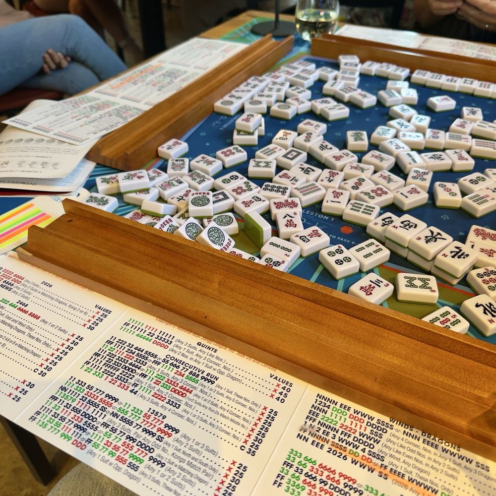 Triple C Brewing Company - American Mahjong 101 table setup - Breweries Near Me - Charlotte, North Carolina Triple C Brewing Company - American Mahjong 101 table setup - Breweries Near Me - Charlotte, North Carolina